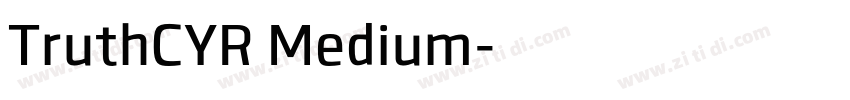 TruthCYR Medium字体转换